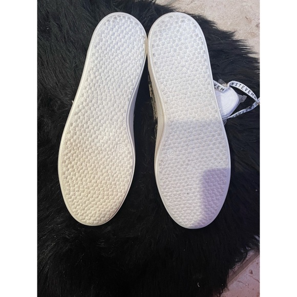 STEVE MADDEN AMALFI STAR SNEAKERS SIZE 8 1/5 ⚫️ - Picture 5 of 8